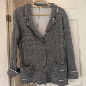 ⭐️Eileen Fisher grey sweatshirt blazer⭐️